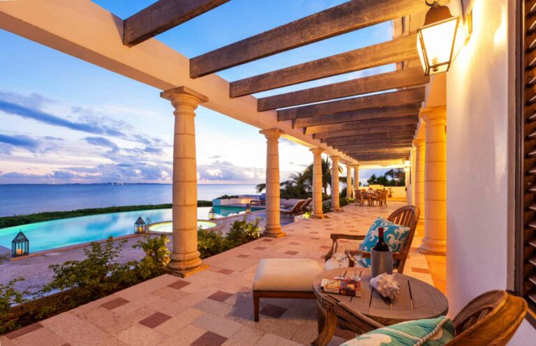 Villa Alegria Anguilla Evening View