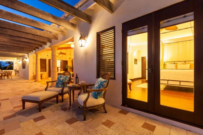 Villa Alegria Anguilla Deluxe Master Terrace